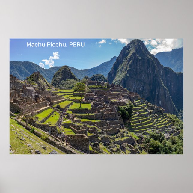 Poster Pérou Machu Picchu (Devant)