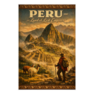 Poster “PÉROU – Terre d'Empires Perdus