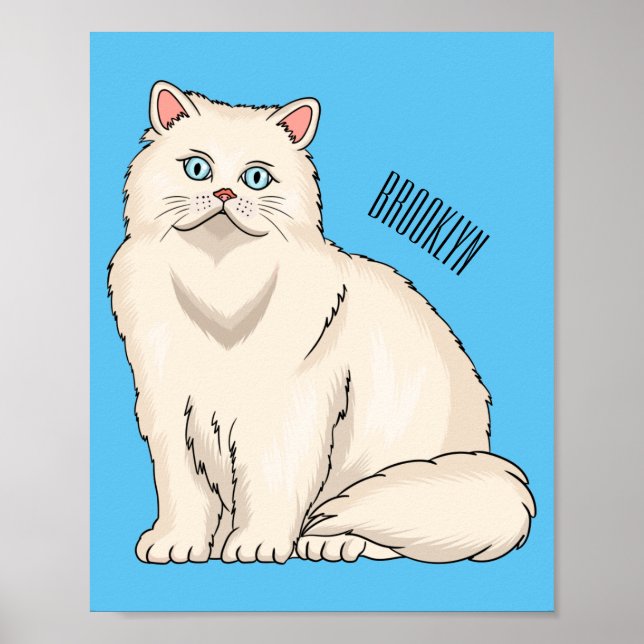 Poster Persian cat (Devant)