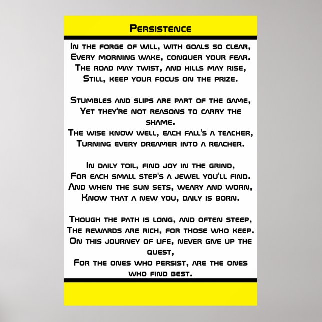 Poster Persistance (Devant)