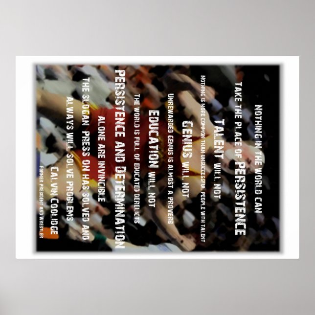 Poster Persistance - lutte (Devant)