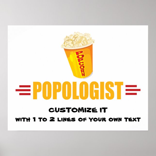 Poster Personalisé Funny Popcorn (Devant)