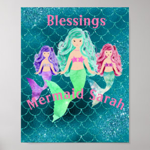 Poster Personalized Mermaid