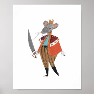 Poster Personnage du ballet Casse-Noisette Roi Souris