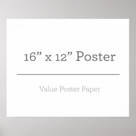 Poster personnalisé 16 x 12