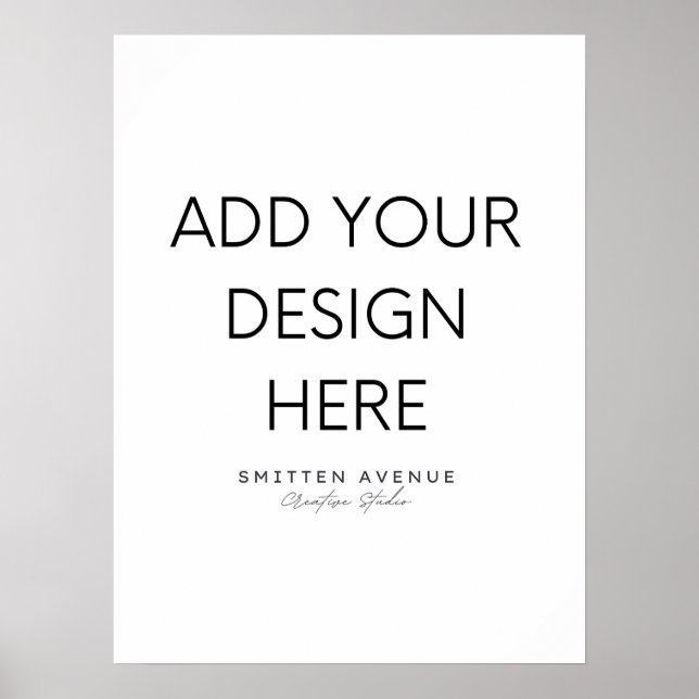 Poster personnalisé 18x24 (mat) (Devant)