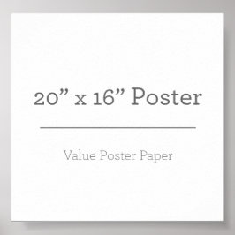 Poster personnalisé 20 x 16