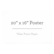 Poster personnalisé 20 x 16