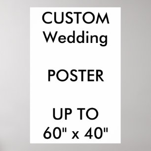 Poster personnalisé 32" x 48" Portrait ÉPAIS