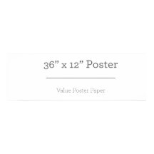 Poster personnalisé 36 x 12