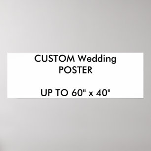 Poster personnalisé 36" x 12" Paysage ÉPAIS