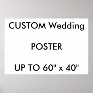 Poster personnalisé 48" x 32" Paysage ÉPAIS