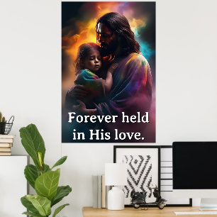 Poster Personnalisé À Jamais Tenue Dans Son Amour