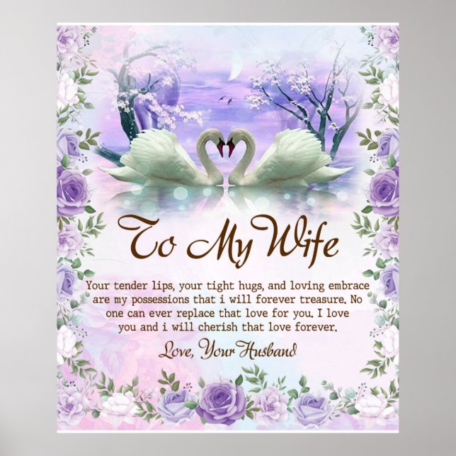 Poster Personnalisé À Mon Couverture De Femme (Devant)