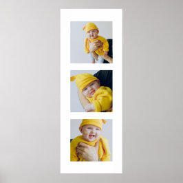 Poster Personnalisé Ajouter 3 photos sur mesure