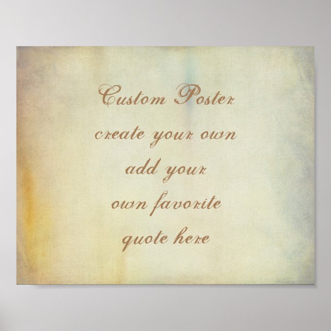 poster personnalisé ajouter votre propre devis sty (Devant)
