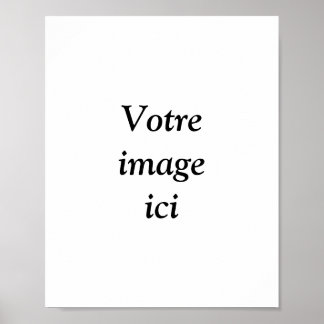 Poster personnalisé avec votre photo