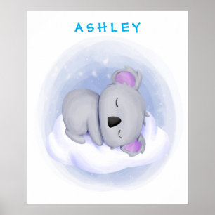 Poster personnalisé Baby Koala