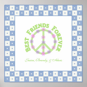 Poster personnalisé Best Friends Forever