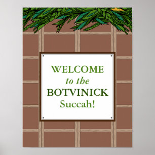Poster Personnalisé - Bienvenue à Succah