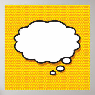 Poster Personnalisé Ce que je pense