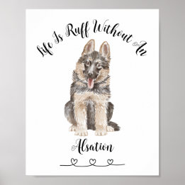 Poster personnalisé d'art mural pour animaux
