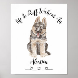 Poster personnalisé d'art mural pour animaux