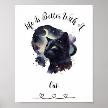 Poster personnalisé d'art mural pour animaux de co