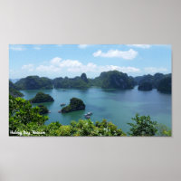 Poster personnalisé de Halong Bay, Vietnam