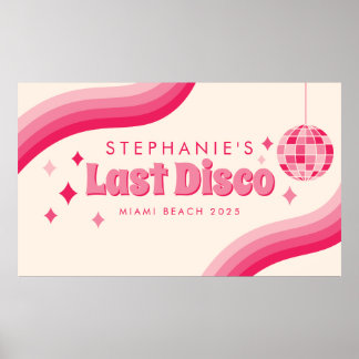 Poster personnalisé de la soirée de bachelorette D