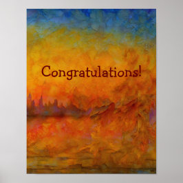 Poster Personnalisé "Dreamscape Awakening - Art Abstrait