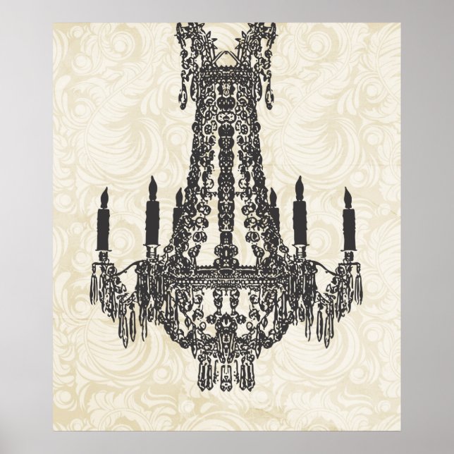 Poster personnalisé du lustre (Devant)
