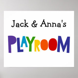 Poster Personnalisé Enfants Playroom Wall Art