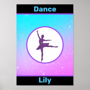 Poster personnalisé Girls Dance Pastel