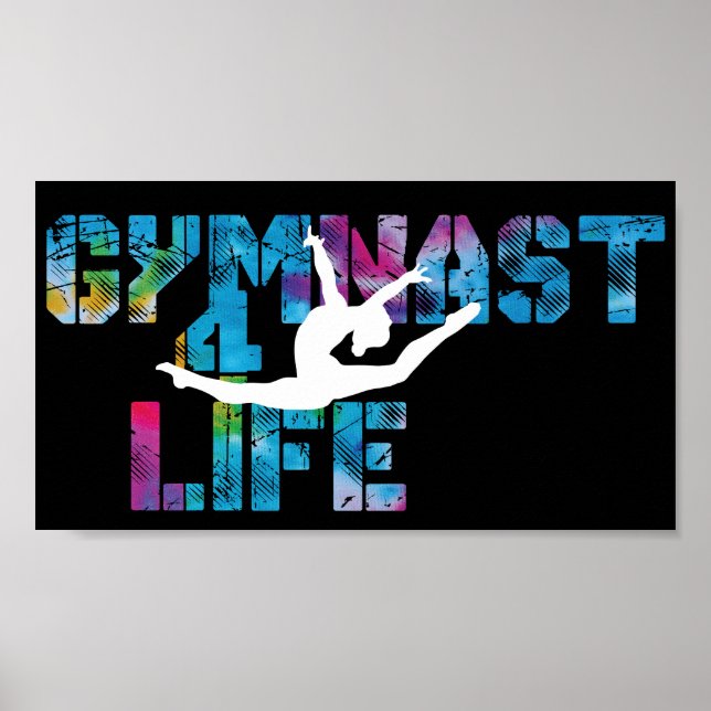 Poster personnalisé Gymnaste for Life (Devant)