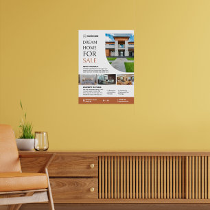 Poster personnalisé immobilier