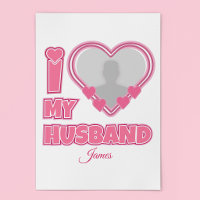 Personnalisé J'aime mon mari – Ajouter une photo e
