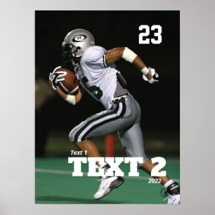 Poster Personnalisé Jour de Football