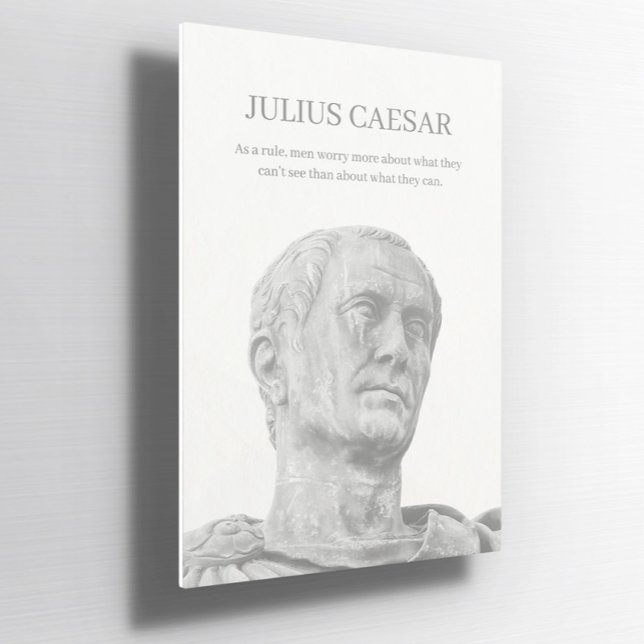 Poster Personnalisé Julius caesar inspiration citation Po (Créateur téléchargé)