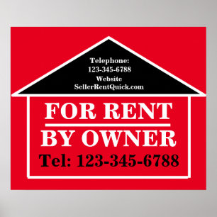 Poster Personnalisé LOYER PAR PROPRIÉTAIRE Immobilier Pou