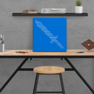 Poster personnalisé Michael Name Cloud