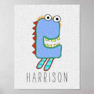 Poster personnalisé Miggy Monster
