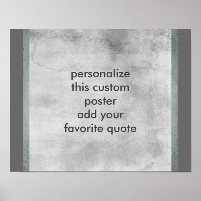 poster personnalisé pour personnaliser avec votre  (Devant)