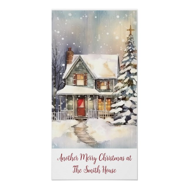 Poster Personnalisé Votre Propre Vacance Image Texte (Devant)