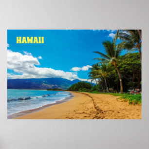 Poster Personnaliser Aloha Hawaii Tropical