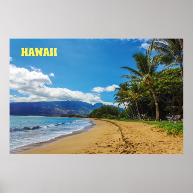Poster Personnaliser Aloha Hawaii Tropical (Devant)