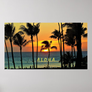 Poster Personnaliser Aloha - Maui