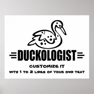 Poster Personnaliser Canard