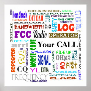 Poster Personnaliser d'affiche de collage de mot de