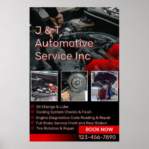 Poster Personnaliser la liste des services de garage de r